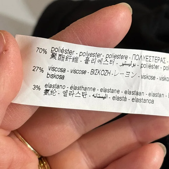 Zara Back Cut Out Crop Top Women’s Small Black Snaps Short Sleeve NWT - Picture 9 of 11